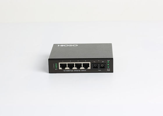 4 10 / 100M TP 1 100M FX Cổng FX Bộ chuyển mạch Ethernet quang Sự chấp thuận của CCC