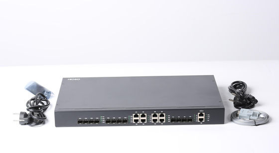 HiOSO 8EPON Đường lên 10G HA7308CX Giải pháp EPON OLT FTTX 20KM OLT EPON Tương thích với Onus