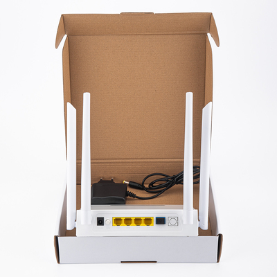 HiOSO Băng tần kép ONU 4GE Vỏ nhựa WIFI XPON ONU cho giải pháp FTTH FTTO