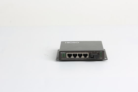 Bộ chuyển mạch Gigabit 5 cổng DC48V 1550nm màu đen với quản lý web