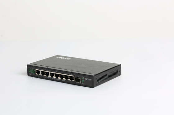 Mạng chuyển mạch Poe Ethernet 8 cổng với 1 cổng kết hợp Gigabit DC48V